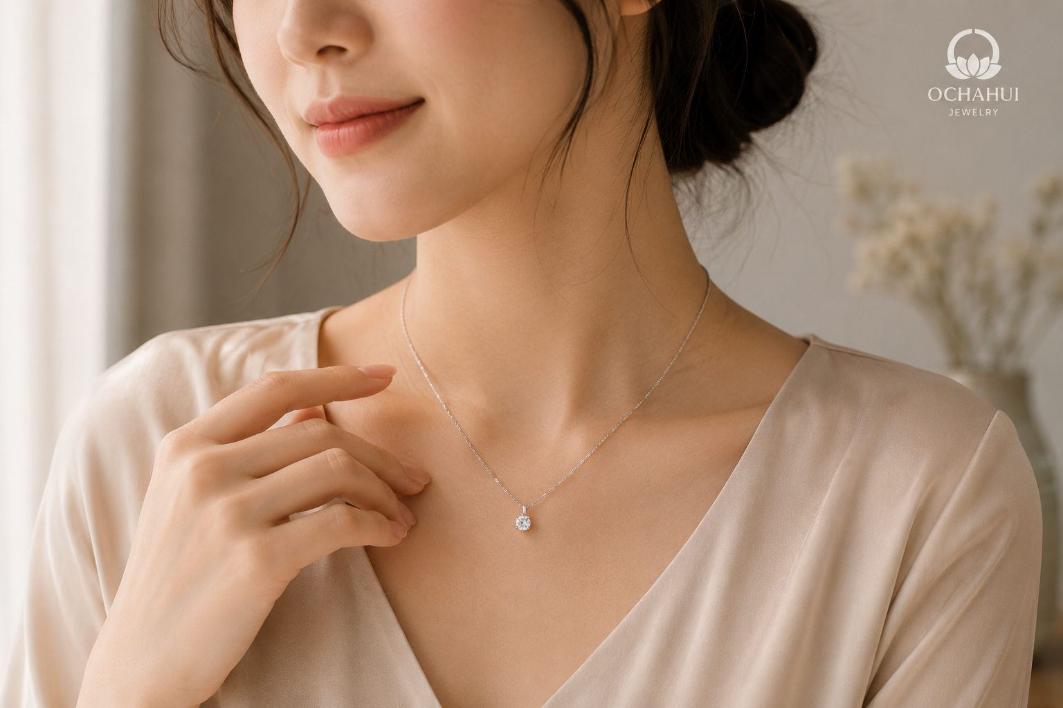 Gợi ý dây chuyền mảnh cho cô nàng tối giản