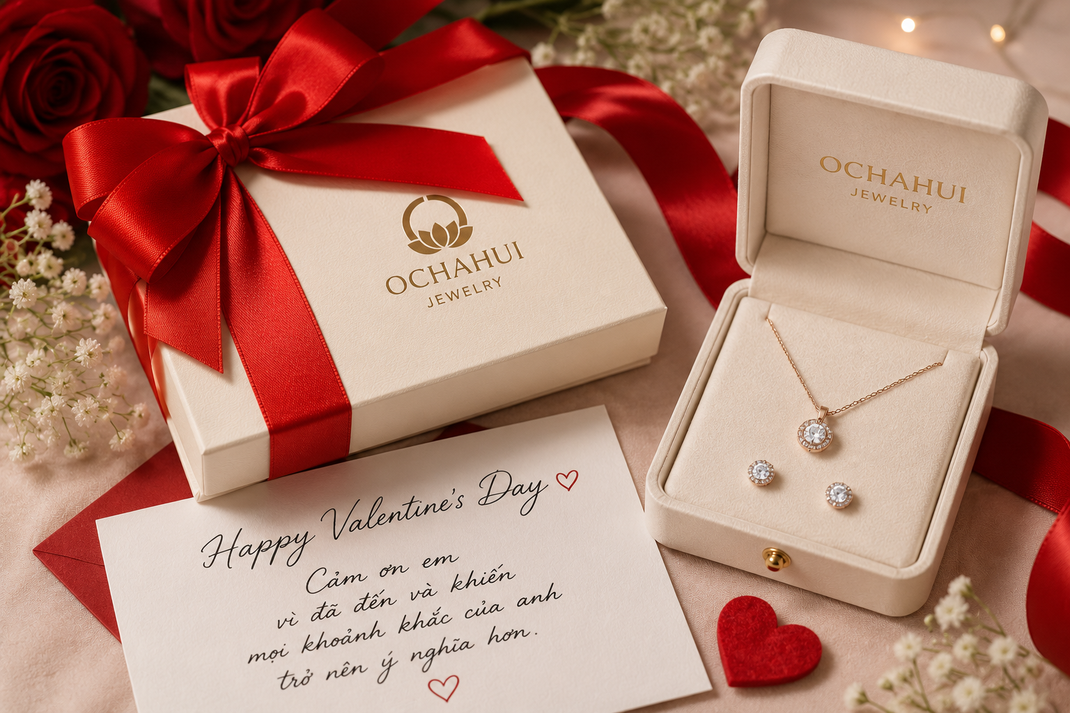 Quà tặng trang sức cao cấp dịp Valentine