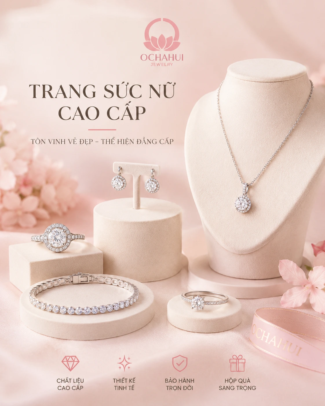 Bộ sưu tập trang sức nữ cao cấp từ OCHAHUI