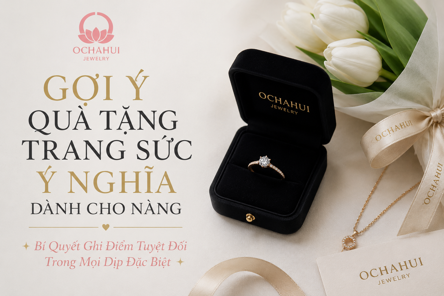 Gợi ý quà tặng trang sức ý nghĩa dành cho nàng